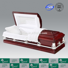 Coffin Manufacturer LUXES 2015 American New Style Poplar Wood Casket